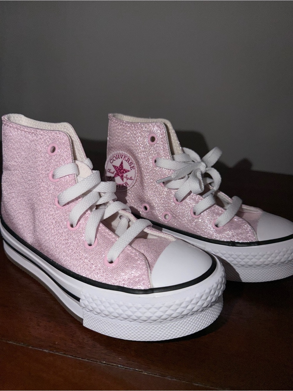 Converse Kids' Chuck Taylor All Star Lift Platform Shine High Top Sneaker